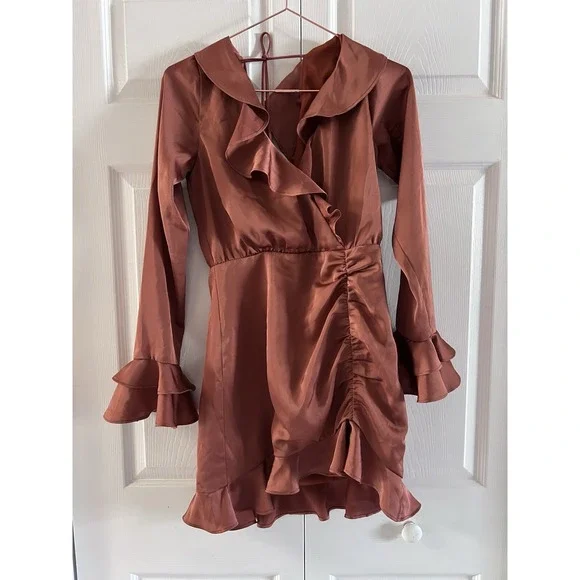 Majorelle X Revolve - Nelly Mini Dress Size S Terracotta Brown Ruffle Hem  Mini is available for purchase on au PAY Market - Imported Goods Online  Store Co.Ltd. | au PAY Market -